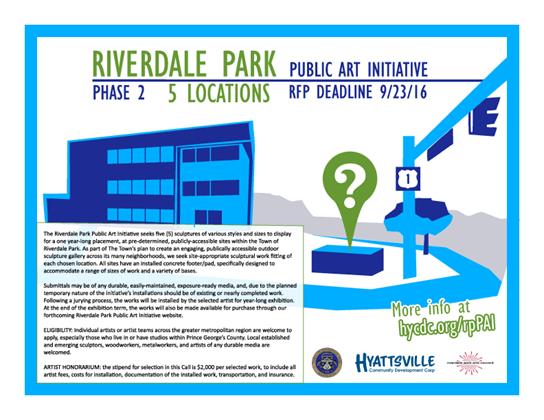 Riverdale Park Public Call For Sculpture Artists